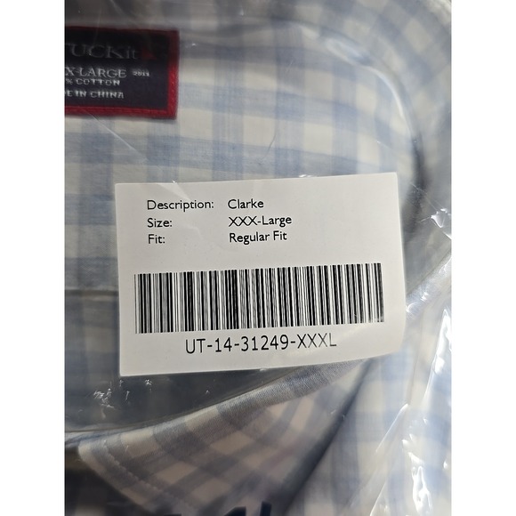 UNTUCKit Men's Shirt XXXL‎ Regular-Fit Short Sleeve Button-Up Casual Shirt Dad - Picture 9 of 9